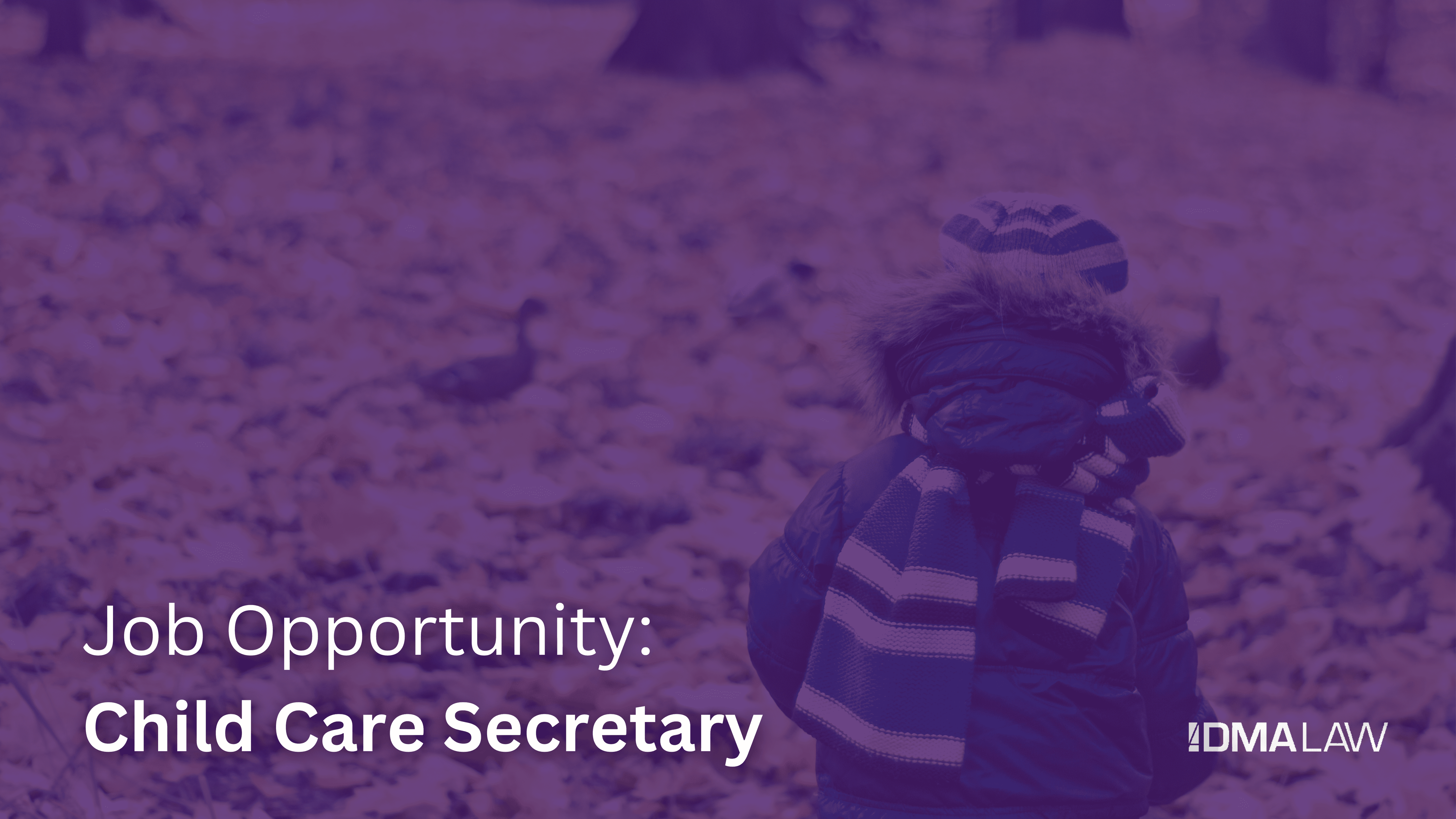 Job Opportunity: Child Care Secretary